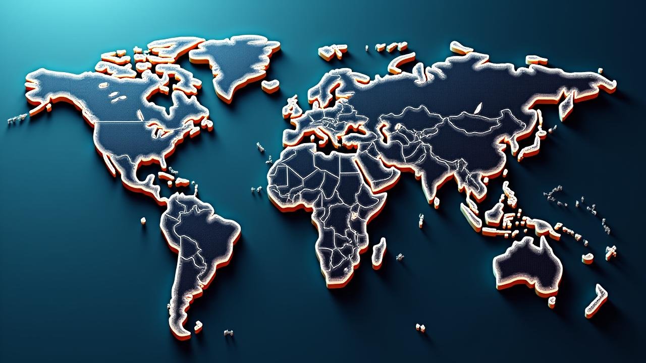Interactive world map showing cryptocurrency regulatory stances by country, color-coded for clarity.